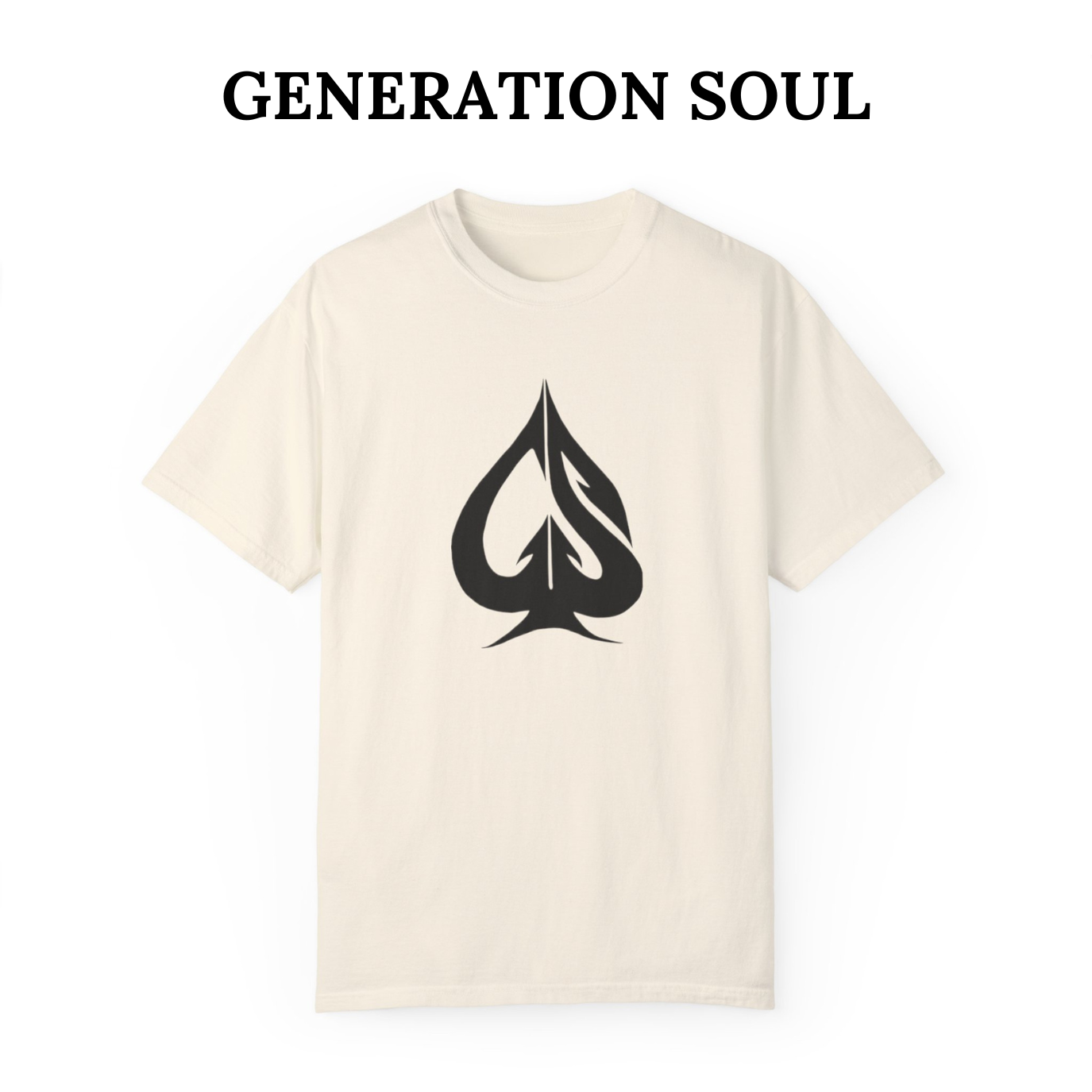 Generation Soul Men Short Sleeve Tee Garment-Dyed T-shirt