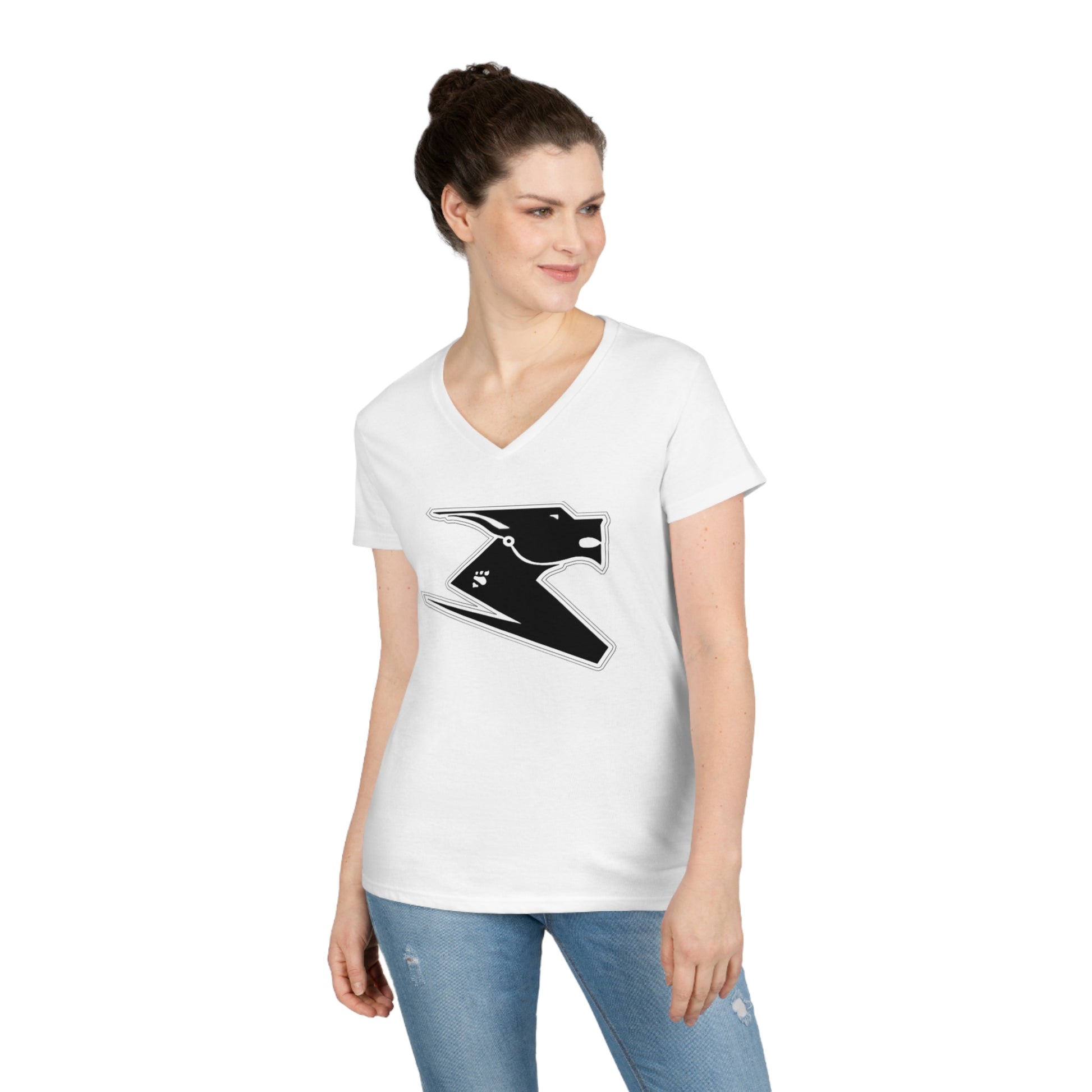 Ladies' V-Neck T-Shirt - Kennedy Conglomerate Inc 