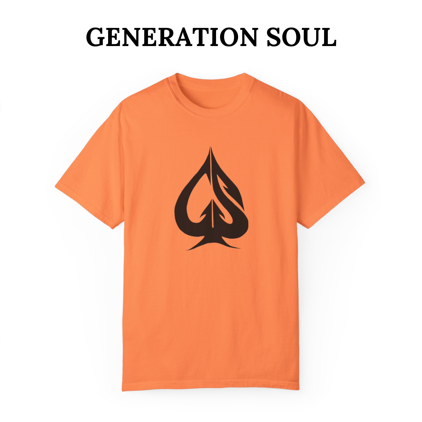 Generation Soul Men Short Sleeve Tee Garment-Dyed T-shirt