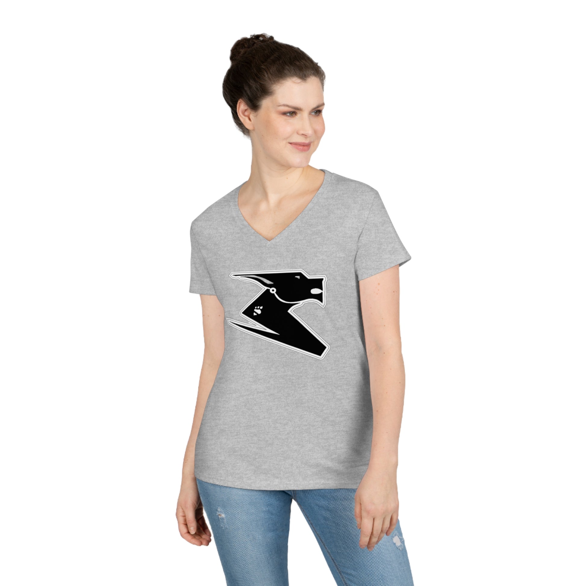 Ladies' V-Neck T-Shirt - Kennedy Conglomerate Inc 