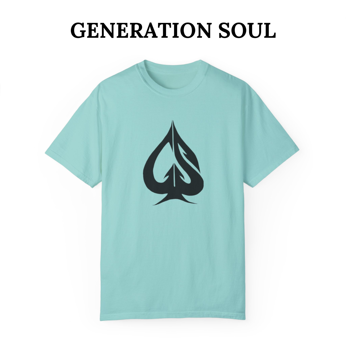 Generation Soul Men Short Sleeve Tee Garment-Dyed T-shirt