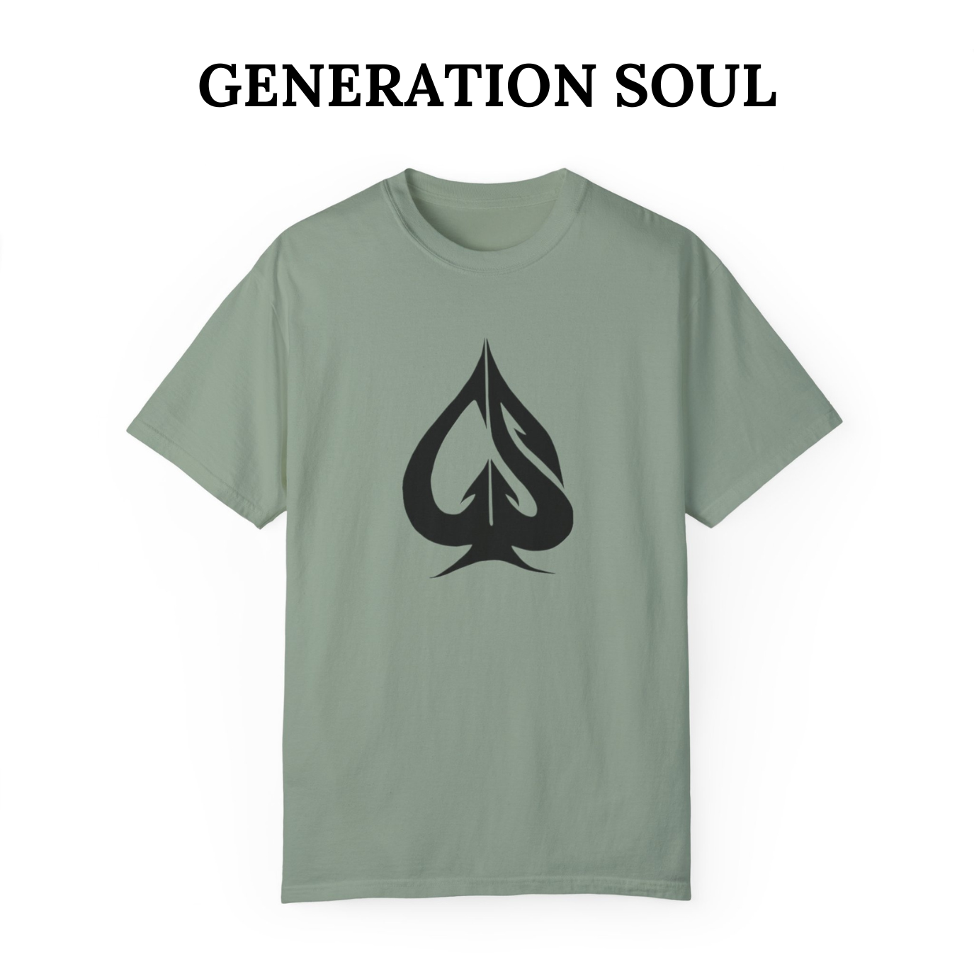 Generation Soul Men Short Sleeve Tee Garment-Dyed T-shirt