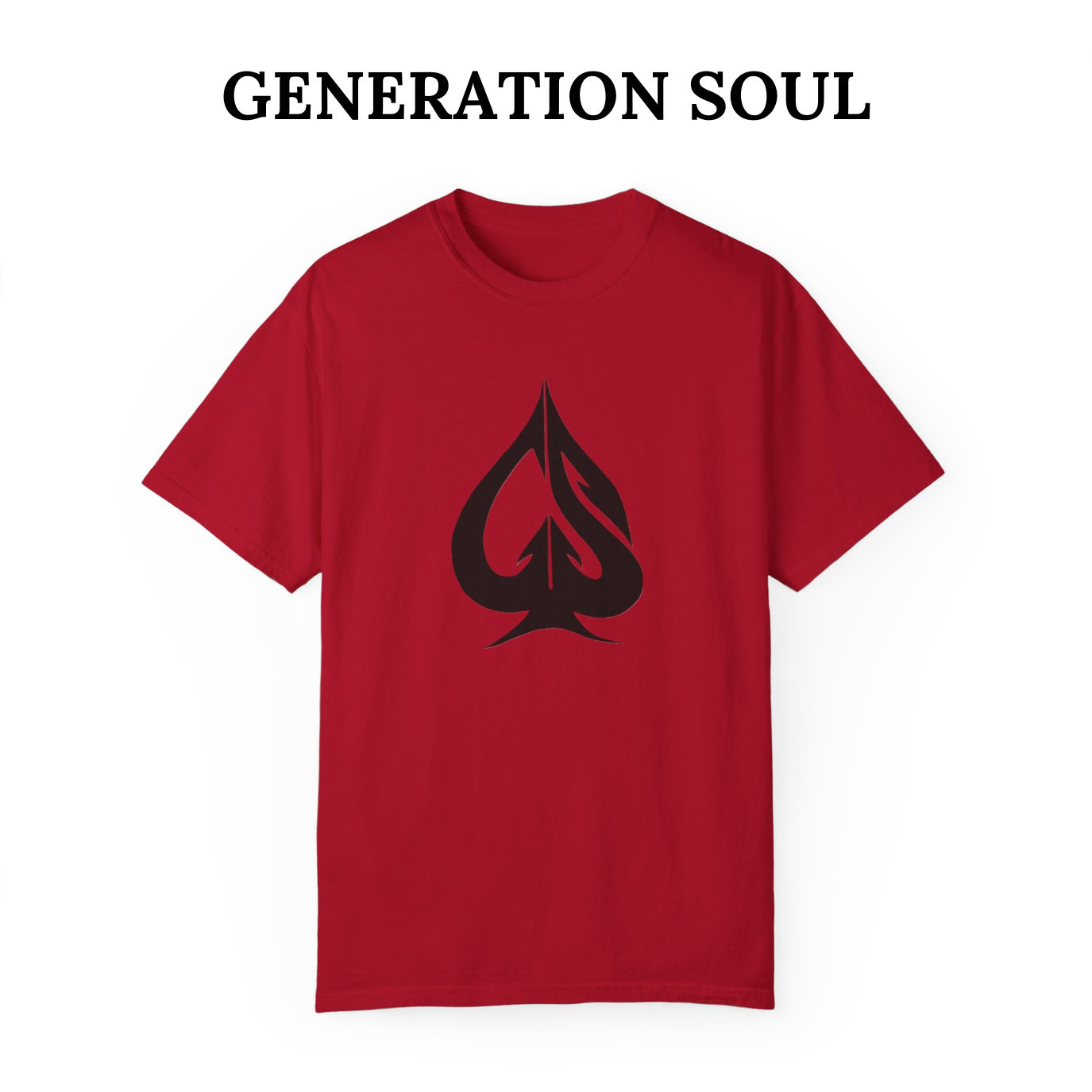 Generation Soul Men Short Sleeve Tee Garment-Dyed T-shirt