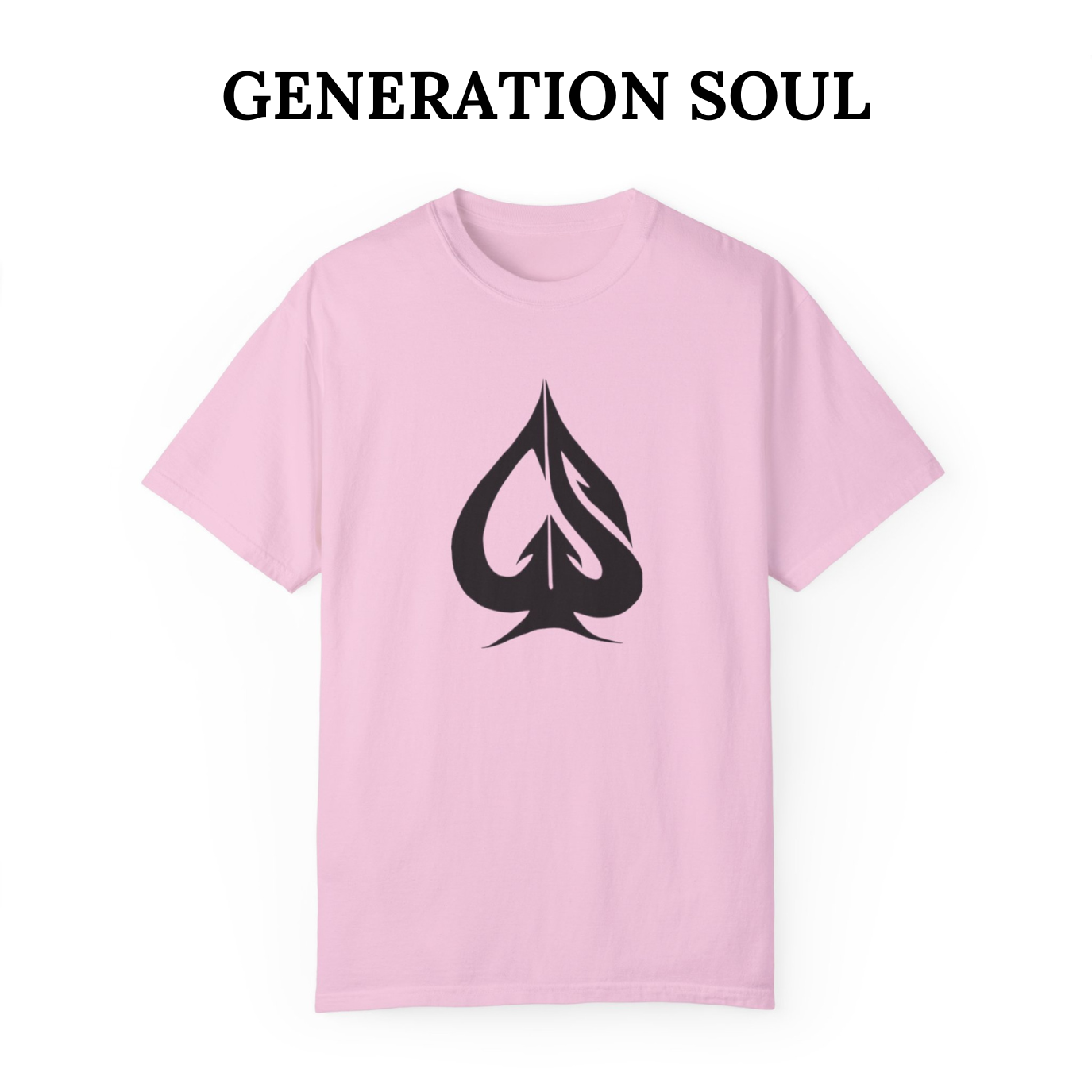 Generation Soul Men Short Sleeve Tee Garment-Dyed T-shirt