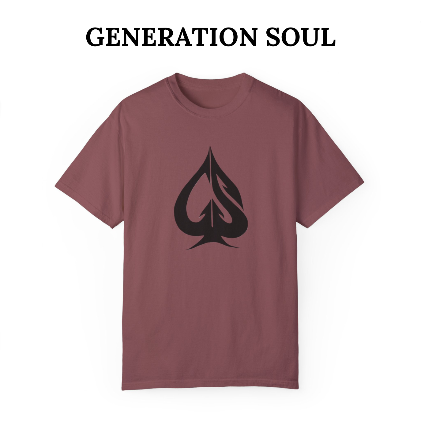 Generation Soul Men Short Sleeve Tee Garment-Dyed T-shirt