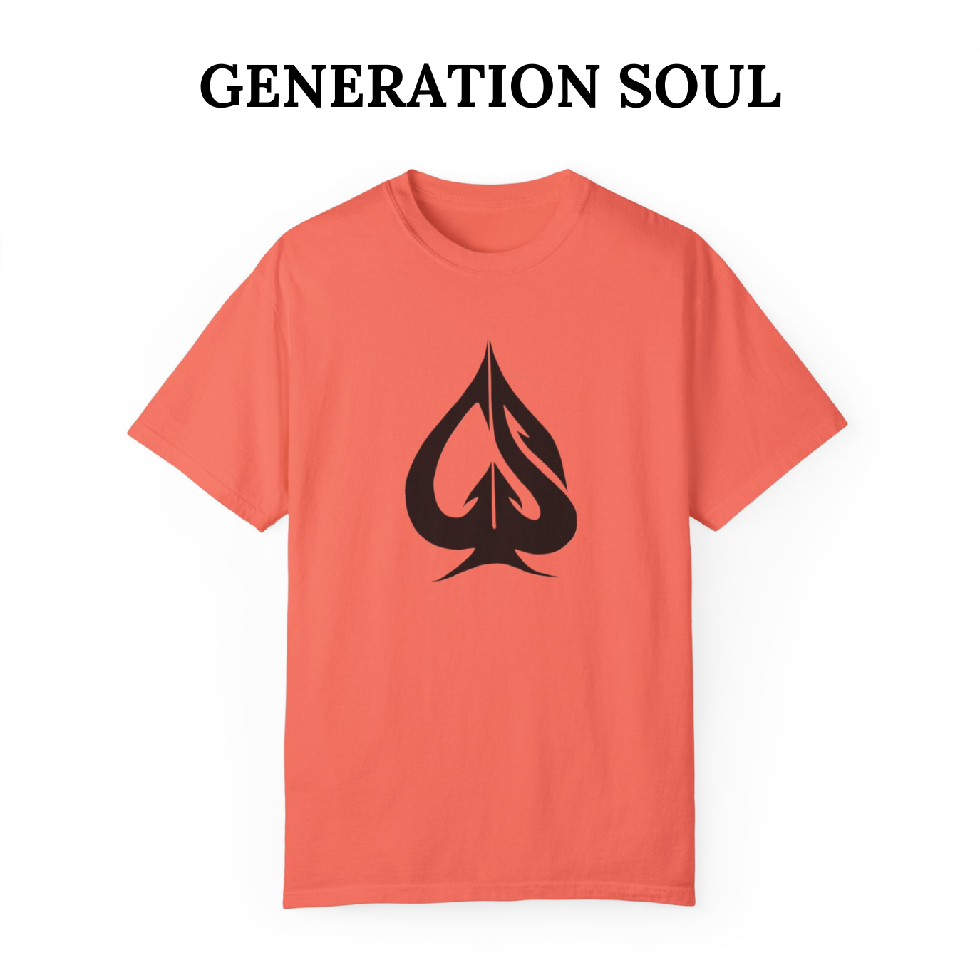 Generation Soul Men Short Sleeve Tee Garment-Dyed T-shirt